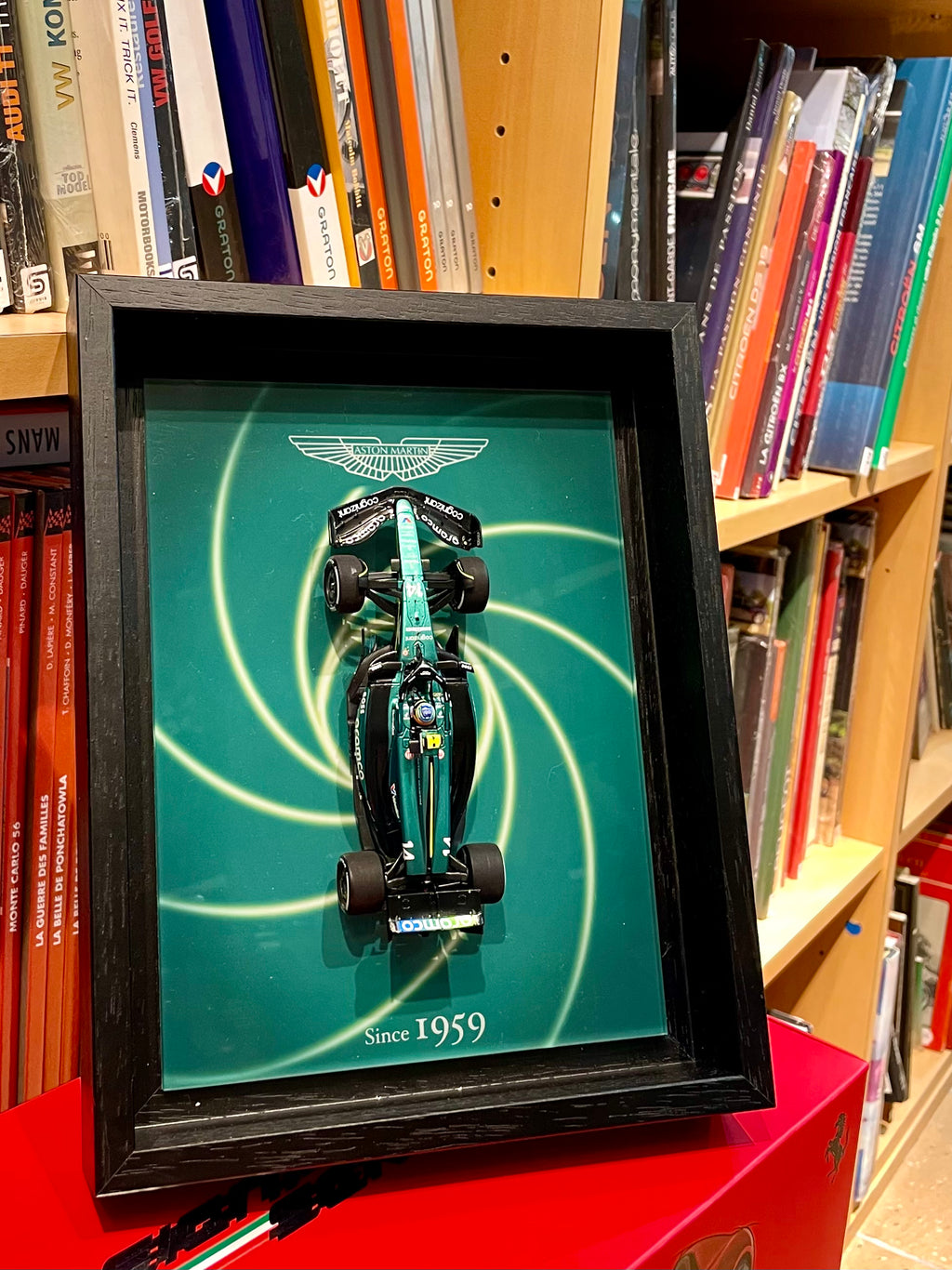 Cadre d'Exposition pour Miniature F1 - Édition Aston Martin