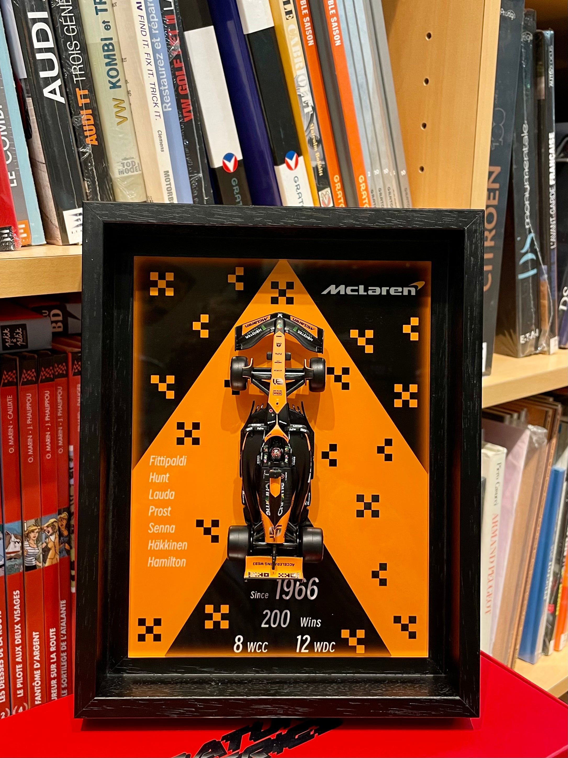 Cadre d'Exposition pour Miniature F1 - Édition McLaren Racing