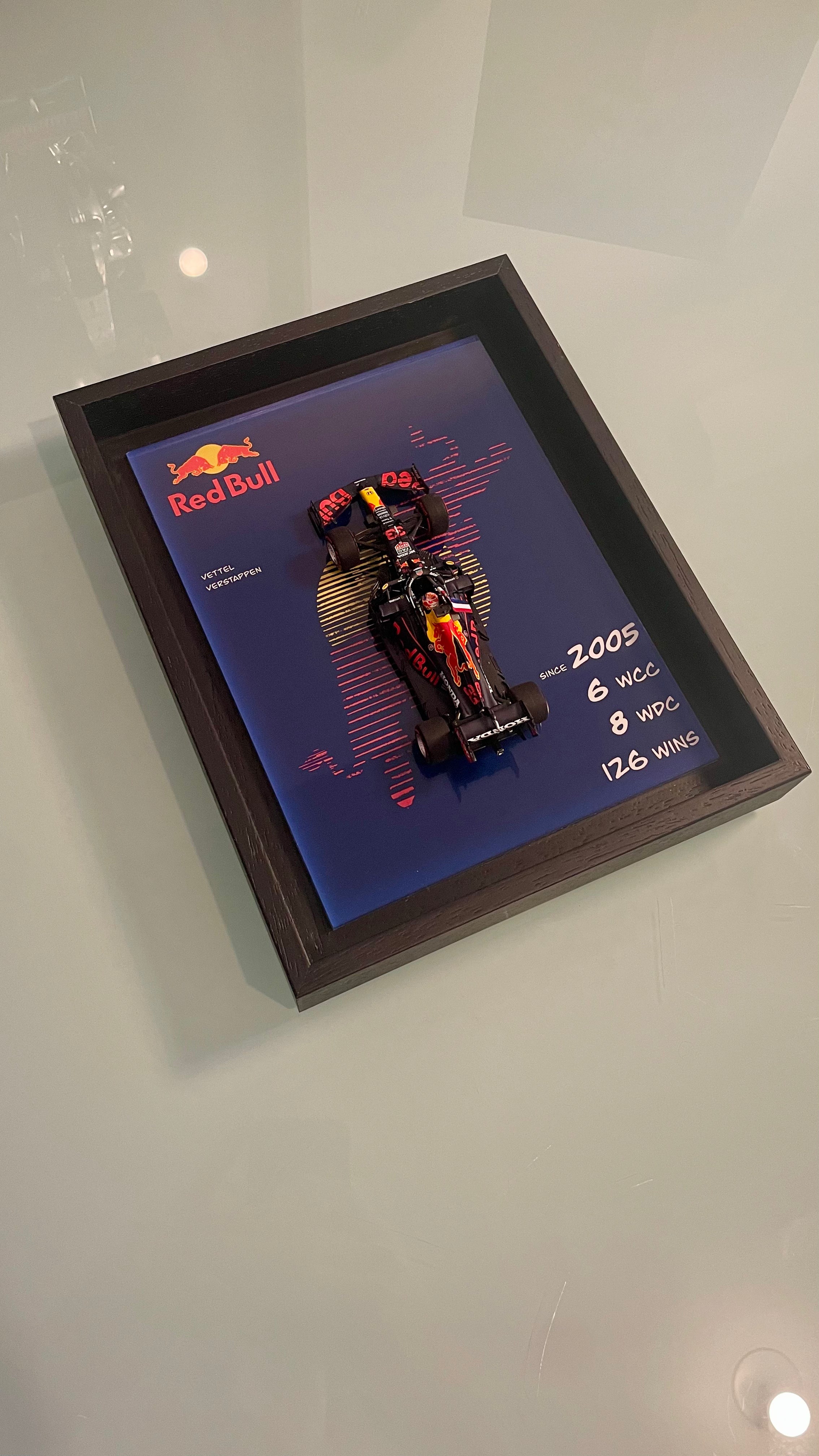 Cadre d'Exposition pour Miniature F1 - Édition RedBull